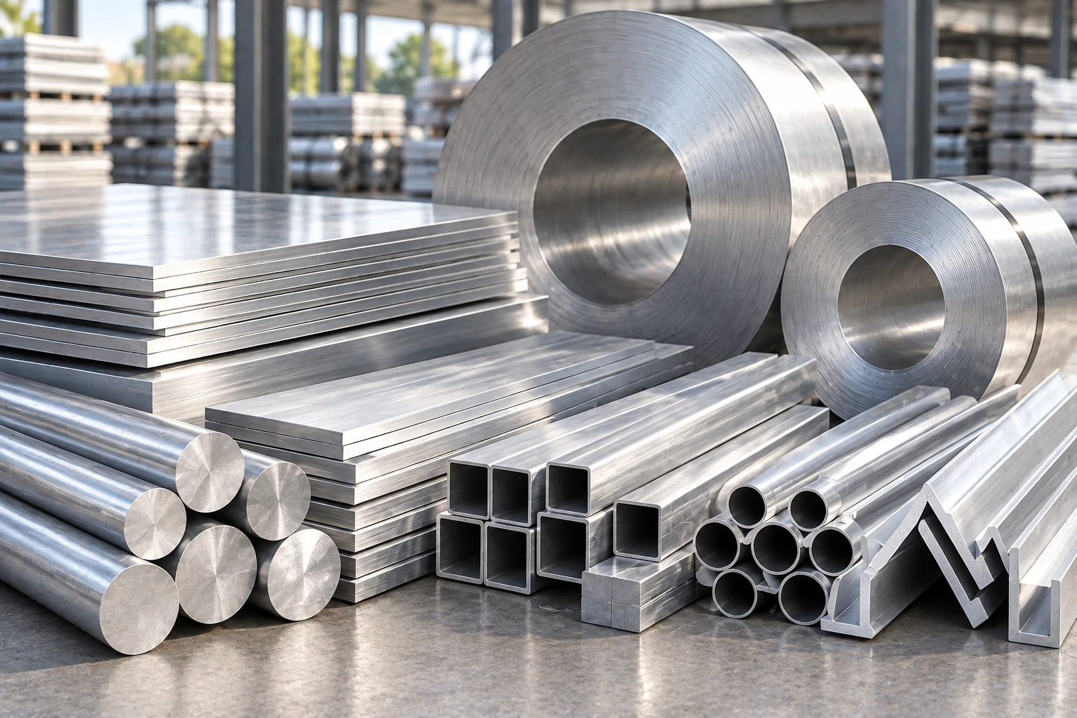 Aluminium material forms